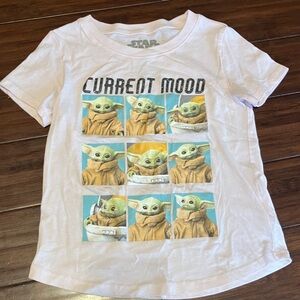 Star Wars Kids White 'Current Mood' T-Shirt